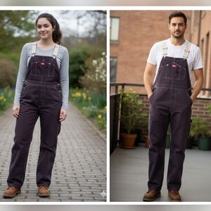 Vintage 90's? Dickies x Mike & Tod Dark Purple Overalls Medium